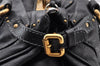 Authentic Chloe Paddington Leather Shoulder Hand Bag Black 8603I