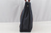 Authentic HERMES Fourre Tout PM Hand Tote Bag Canvas Navy Blue 8604I