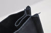 Authentic HERMES Fourre Tout PM Hand Tote Bag Canvas Navy Blue 8604I