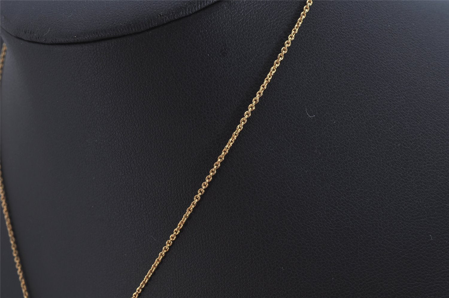 Authentic COACH Vintage Rhinestone Chain Pendant Necklace Gold 8604J