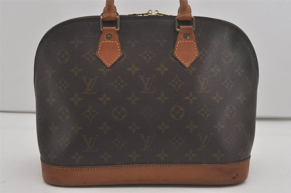 Authentic Louis Vuitton Monogram Alma Hand Bag Purse M51130 LV 8606I
