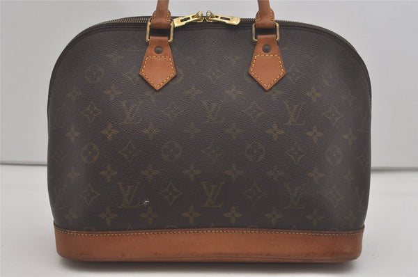 Authentic Louis Vuitton Monogram Alma Hand Bag Purse M51130 LV 8606I