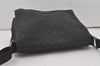 Authentic GUCCI Shoulder Cross Body Bag GG Canvas Leather 146236 Black 8608I