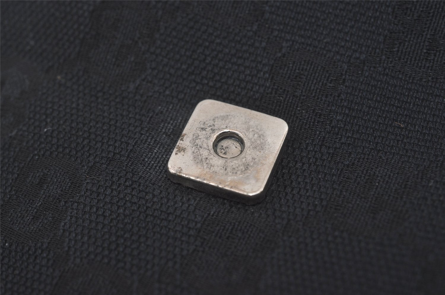 Authentic GUCCI Shoulder Cross Body Bag GG Canvas Leather 146236 Black 8608I