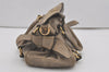 Authentic MIU MIU Ribbon Leather 2Way Shoulder Hand Bag Purse Brown 8609I