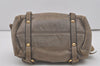 Authentic MIU MIU Ribbon Leather 2Way Shoulder Hand Bag Purse Brown 8609I