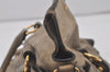 Authentic MIU MIU Ribbon Leather 2Way Shoulder Hand Bag Purse Brown 8609I