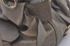 Authentic MIU MIU Ribbon Leather 2Way Shoulder Hand Bag Purse Brown 8609I