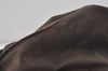Authentic MIU MIU Ribbon Leather 2Way Shoulder Hand Bag Purse Brown 8609I