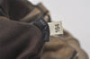 Authentic MIU MIU Ribbon Leather 2Way Shoulder Hand Bag Purse Brown 8609I