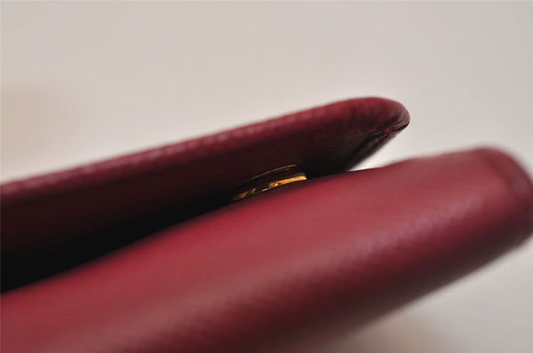 Authentic PRADA Vintage Saffiano Leather 6 Six Hooks Key Case Purse Pink 8609J