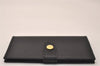 Authentic FENDI Vintage Card Pass Case Purse Leather Black 8610J