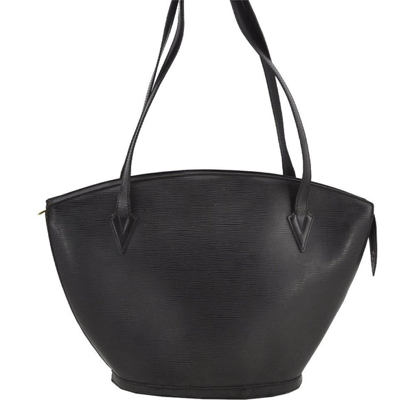 Auth Louis Vuitton Epi Saint Jacques Shopping Shoulder Bag Black M52262 LV 8611I
