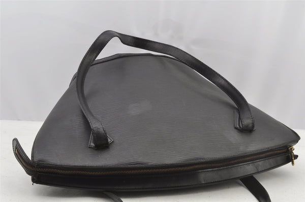 Auth Louis Vuitton Epi Saint Jacques Shopping Shoulder Bag Black M52262 LV 8611I