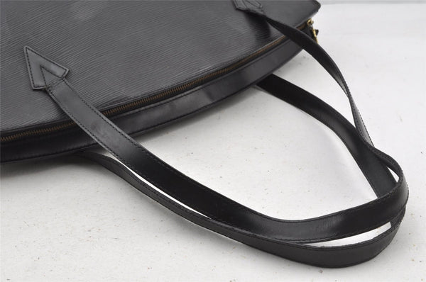 Auth Louis Vuitton Epi Saint Jacques Shopping Shoulder Bag Black M52262 LV 8611I