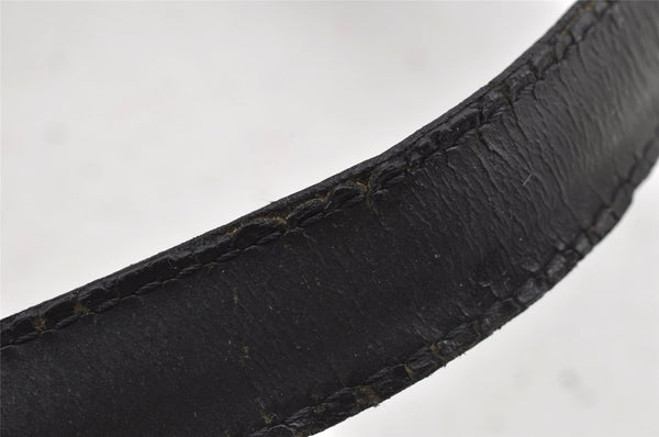 Auth Louis Vuitton Epi Saint Jacques Shopping Shoulder Bag Black M52262 LV 8611I