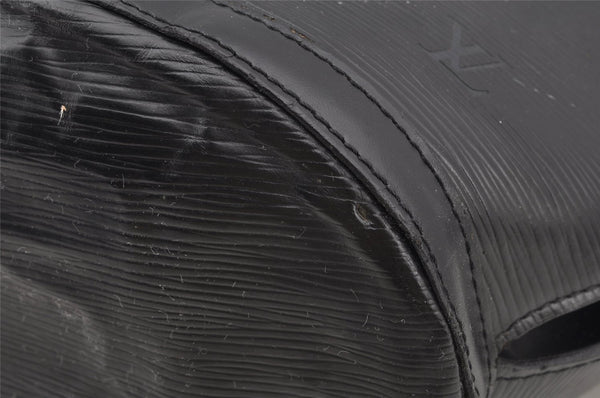 Auth Louis Vuitton Epi Saint Jacques Shopping Shoulder Bag Black M52262 LV 8611I