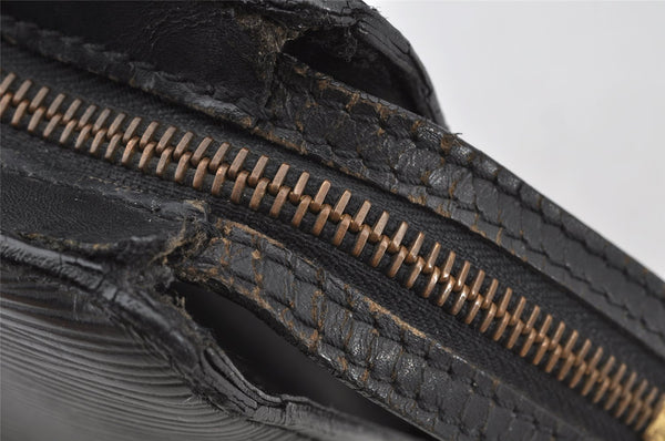 Auth Louis Vuitton Epi Saint Jacques Shopping Shoulder Bag Black M52262 LV 8611I