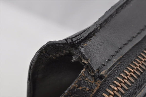 Auth Louis Vuitton Epi Saint Jacques Shopping Shoulder Bag Black M52262 LV 8611I