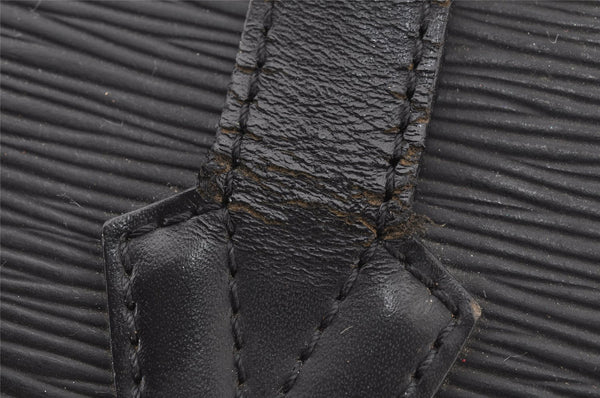Auth Louis Vuitton Epi Saint Jacques Shopping Shoulder Bag Black M52262 LV 8611I