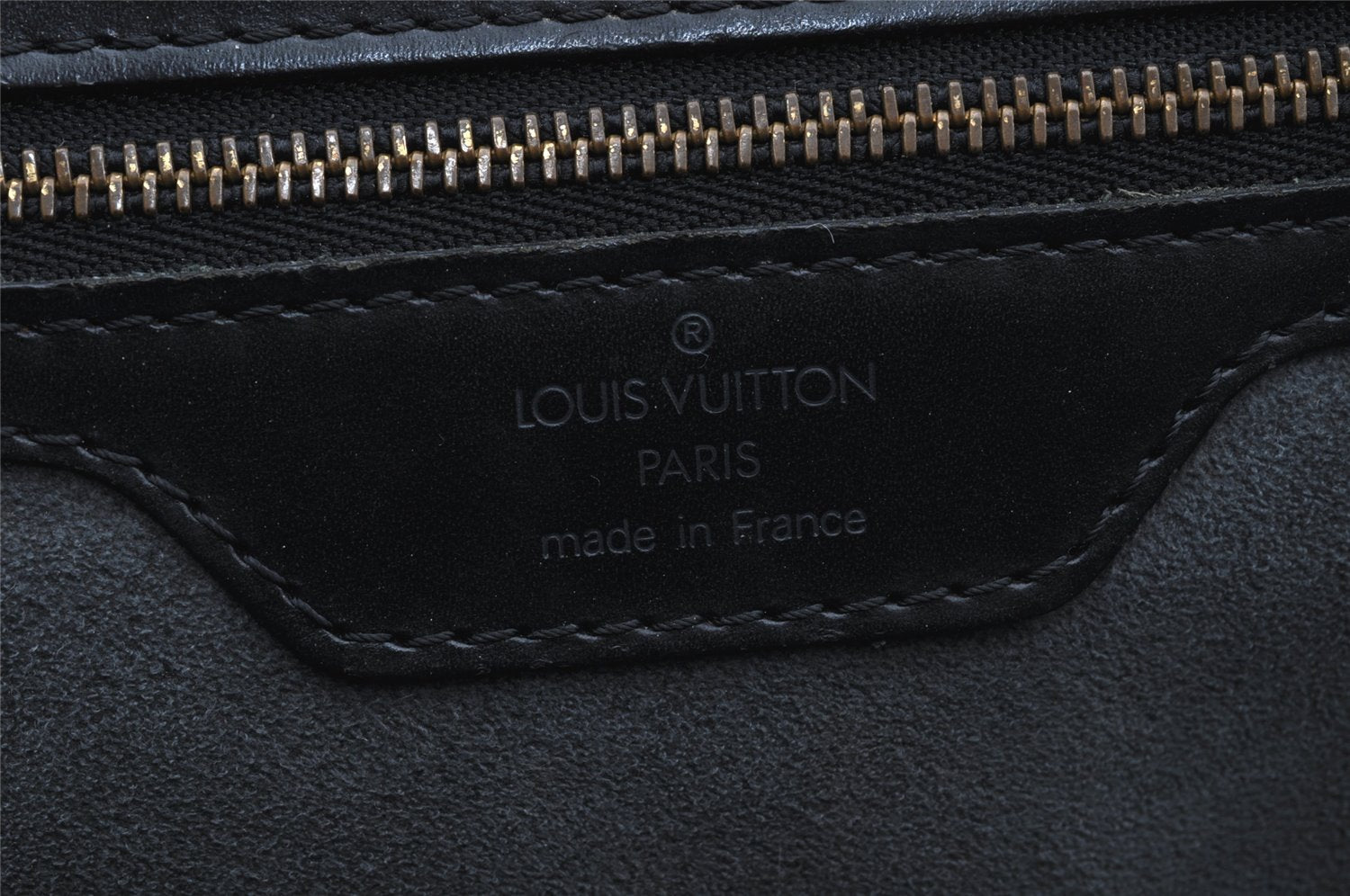 Auth Louis Vuitton Epi Saint Jacques Shopping Shoulder Bag Black M52262 LV 8611I