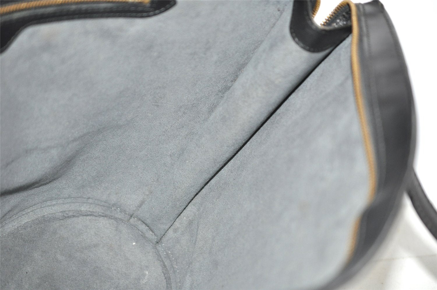 Auth Louis Vuitton Epi Saint Jacques Shopping Shoulder Bag Black M52262 LV 8611I