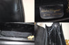 Auth Salvatore Ferragamo Gancini Leather 2Way Shoulder Hand Bag Black 8611M