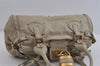 Authentic Chloe Paddington Vintage Leather Shoulder Hand Bag Purse Beige 8612I