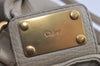 Authentic Chloe Paddington Vintage Leather Shoulder Hand Bag Purse Beige 8612I