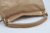 Authentic MIU MIU Vintage Matelasse Leather 2Way Shoulder Hand Bag Beige 8613I