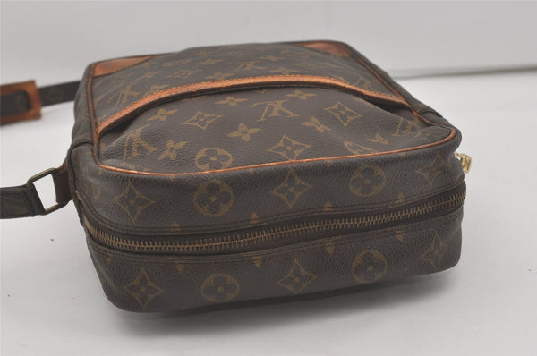 Authentic Louis Vuitton Monogram Danube MM Shoulder Cross Bag M45264 LV 8615I