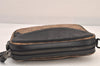 Authentic COACH Signature Clutch Hand Bag Purse PVC Leather F50715 Brown 8615M