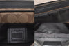 Authentic COACH Signature Clutch Hand Bag Purse PVC Leather F50715 Brown 8615M