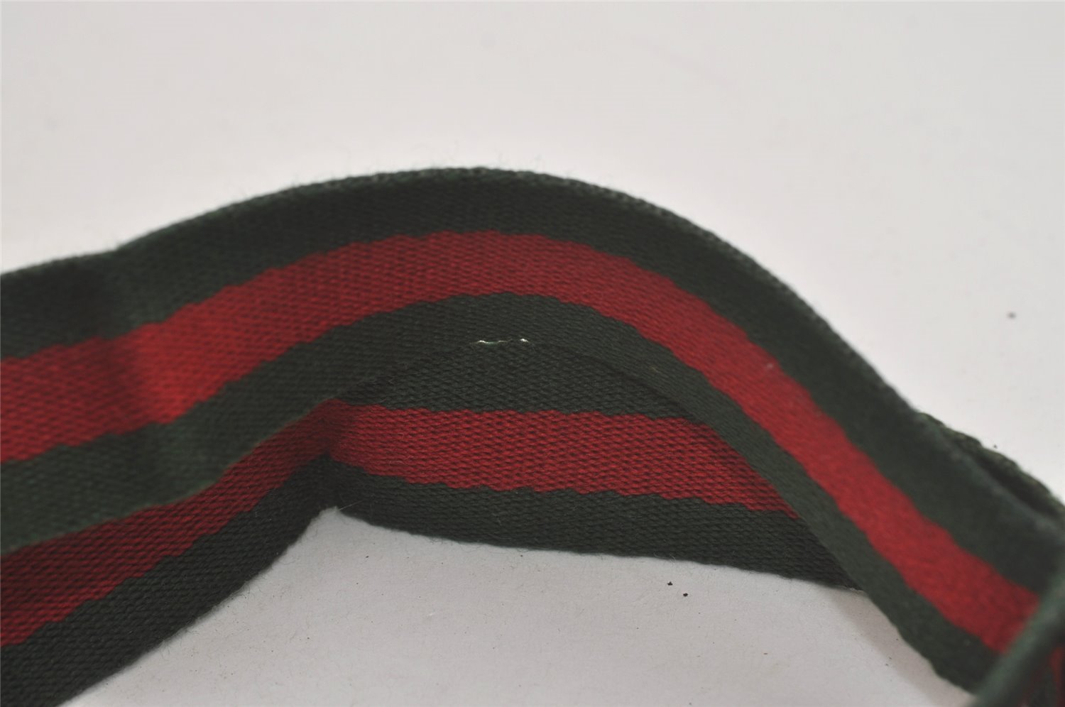 Authentic GUCCI Web Sherry Line Shoulder Tote Bag GG PVC Leather Brown 8616I