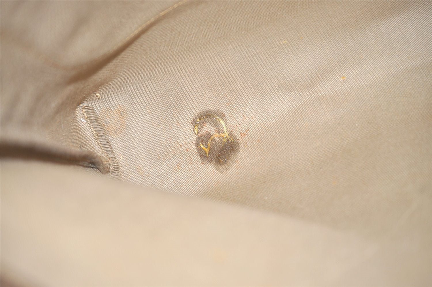 Authentic GUCCI Web Sherry Line Shoulder Tote Bag GG PVC Leather Brown 8616I