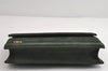 Authentic GUCCI Vintage Chain Shoulder Bag Purse Suede Green 8617I