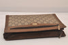 Authentic GUCCI GG Plus Clutch Hand Bag Purse PVC Leather Brown Junk 8620M