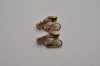 Authentic NINA RICCI Vintage Clip-on Rhinestone Earrings Gold Tone 8622J