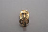 Authentic NINA RICCI Vintage Clip-on Rhinestone Earrings Gold Tone 8622J