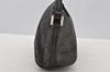 Authentic GUCCI Hand Bag Pouch Purse GG Canvas Leather 07198 Black 8623I