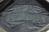 Authentic GUCCI Hand Bag Pouch Purse GG Canvas Leather 07198 Black 8623I