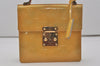 Authentic Louis Vuitton Vernis Spring Street Hand Bag Yellow M91029 LV 8624I