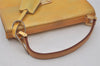 Authentic Louis Vuitton Vernis Spring Street Hand Bag Yellow M91029 LV 8624I