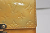 Authentic Louis Vuitton Vernis Spring Street Hand Bag Yellow M91029 LV 8624I