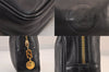 Authentic VERSACE Medusa Leather Clutch Hand Bag Pouch Purse Black 8624M