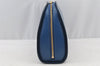 Authentic Louis Vuitton Epi Dauphine GM Cosmetic Pouch Blue M48435 LV 8625I