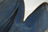 Authentic Louis Vuitton Epi Dauphine GM Cosmetic Pouch Blue M48435 LV 8625I