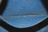 Authentic Louis Vuitton Epi Dauphine GM Cosmetic Pouch Blue M48435 LV 8625I