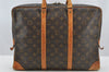 Authentic Louis Vuitton Monogram Porte Documents Voyage M53361 Briefcase 8626I