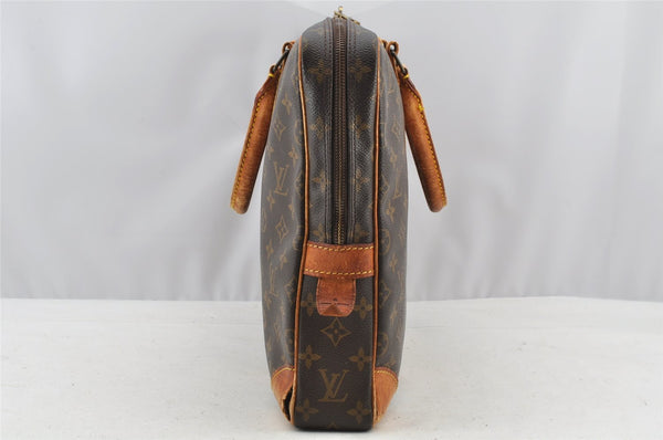 Authentic Louis Vuitton Monogram Porte Documents Voyage M53361 Briefcase 8626I